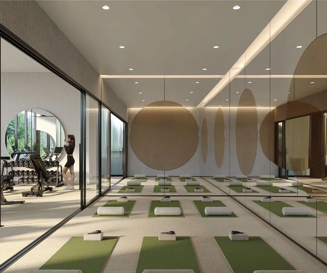 North Oak Tower 3-Yoga room-Oakville (1)