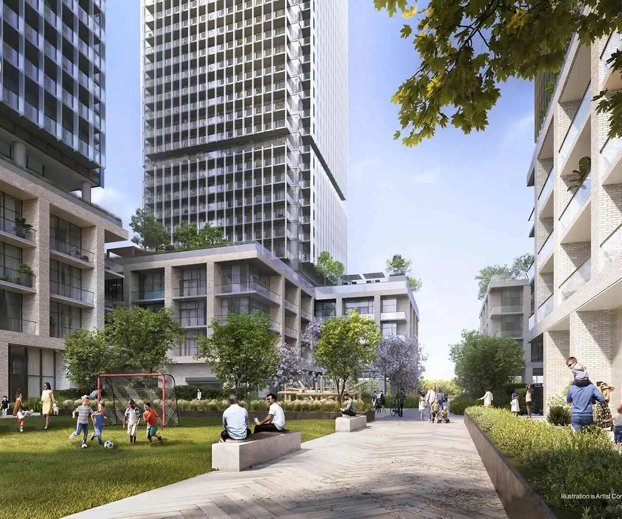 Pickering City Centre Courtyard