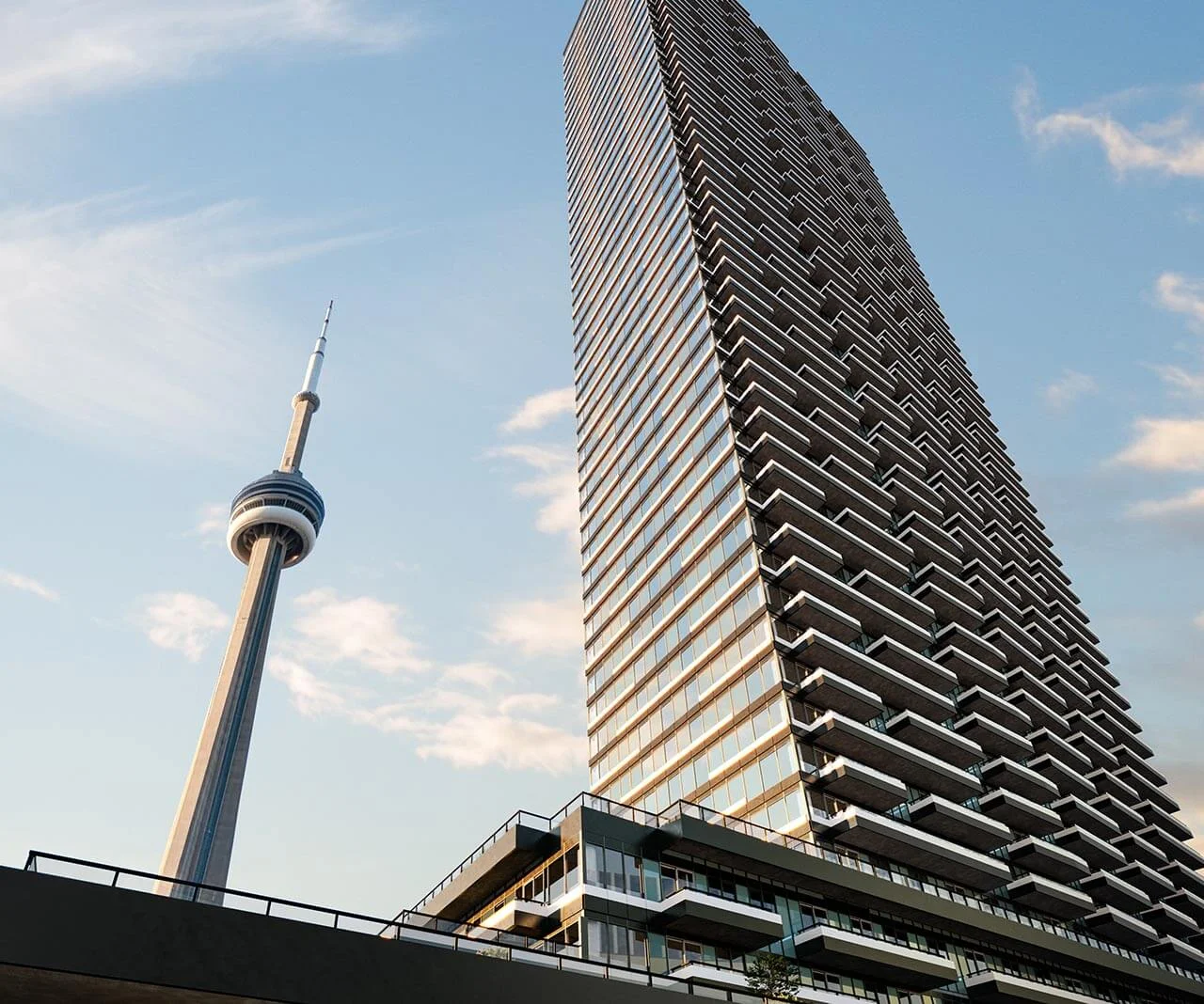 Q Tower Worms Eye toronto (1)